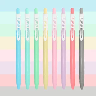 ปากกาลูกลื่น FlexOffice รุ่น Surf หัว0.7มม. หมึก 3 สี : น้ำเงิน แดง ดำ (แพ็ค12ด้าม & กระปุก50ด้าม)