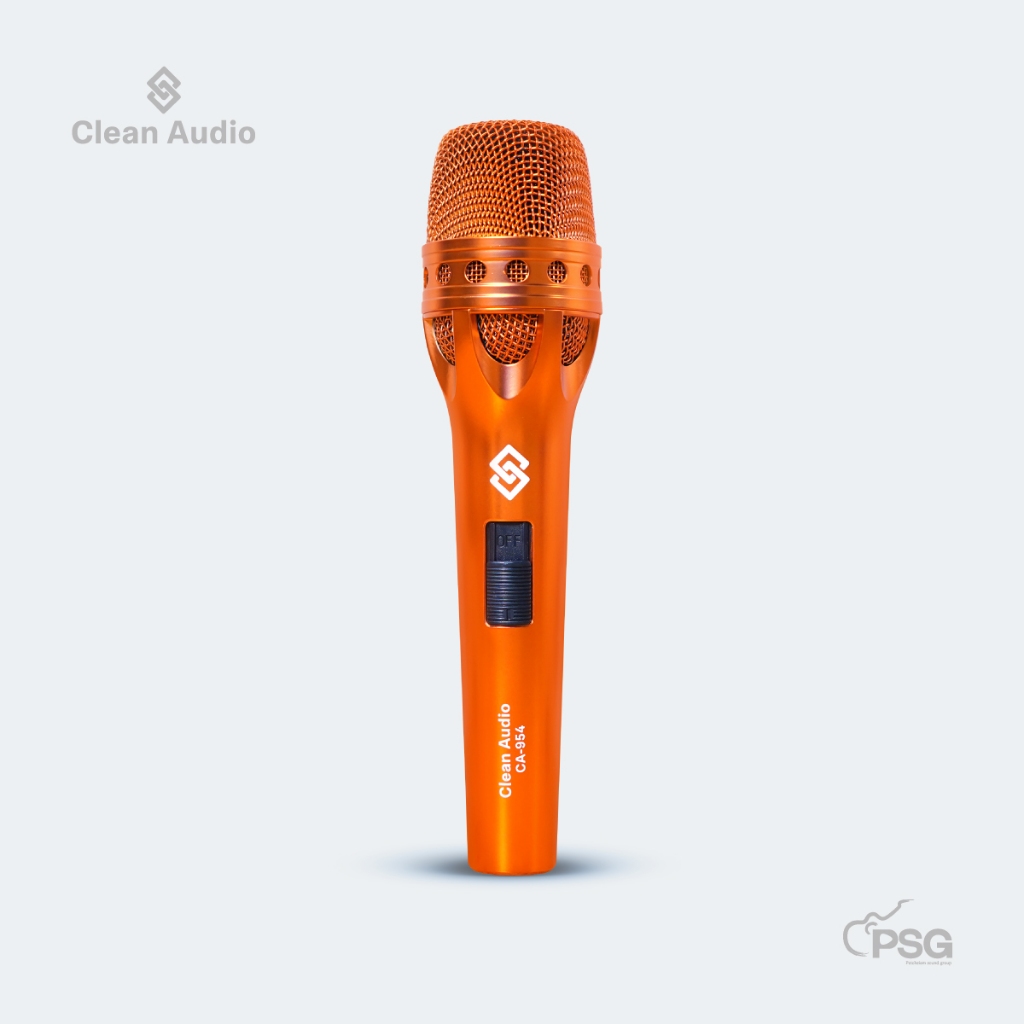 CLEAN AUDIO : CA-954 ORANGE ไมโครโฟนไดนามิค DYNAMIC CARDIOID MICROPHONE