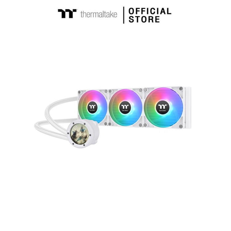THERMALTAKE TH360 V2 ULTRA ARGB SYNC SNOW EDITION AIO LIQUID COOLER : CL-W405-PL12SW-A