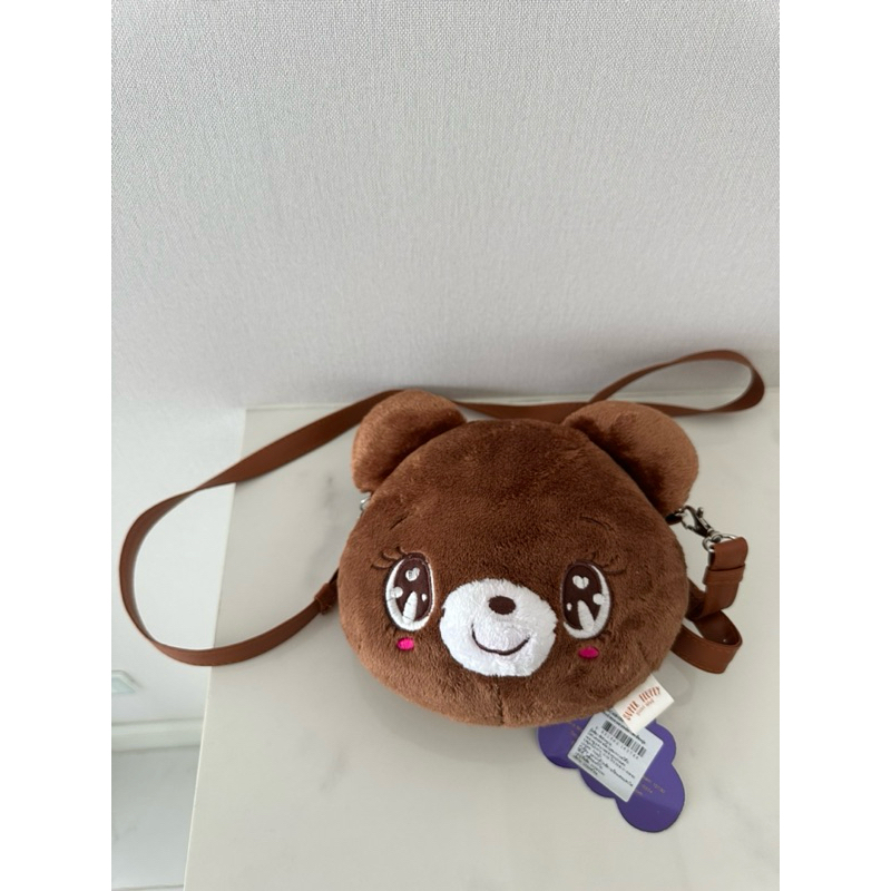 กระเป๋าสะพายรูปหน้าหมี Teddy Bear (New)