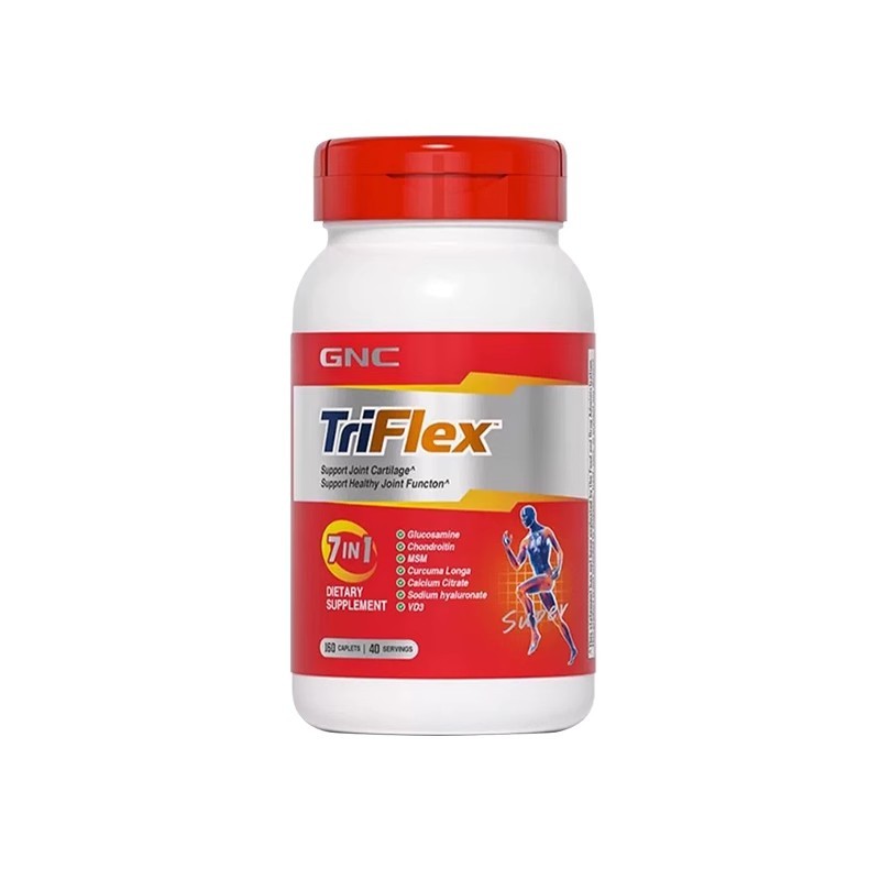 GNC TriFlex Glucosamine 160 tablets 7 in 1 bone strength calcium 160 เม็ด 7 ใน 1 ความแข็งแรงของกระดูกแคลเซียม D3