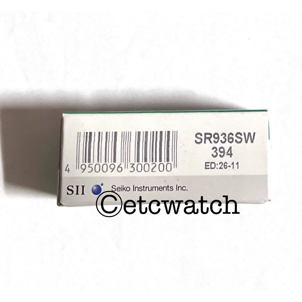 พร้อมส่ง> ถ่านกระดุม Seizaiken 394 SR936SW Silver 1.55V 1 ก้อน