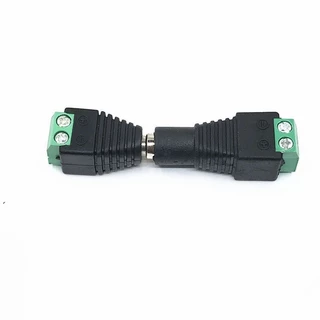 1 ชิ้น ปลั๊ก DC ตัวผู้ ตัวเมีย Connector แจ๊คชาย แจ๊คหญิง 5.5x2.1มม.แบบขัน แบบกด กล้องวงจรปิด CCTV DC Jack