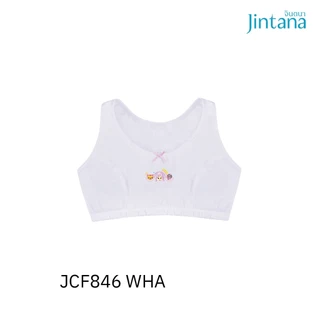 Jintana เสื้อชั้นในเด็ก รุ่น Jinni Doodle รหัส JCF846 สีขาว มีฟองน้ำ ผ้านุ่ม ระบายอากาศ ใส่สบาย ไม่ระคายเคือง