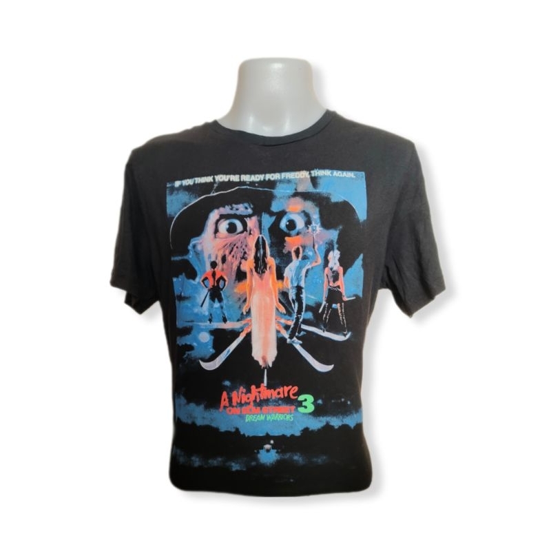 เสื้อยืด A Nightmare on Elm Street 3 Dream Warriors movie T-Shirt 3XL freddy krueger