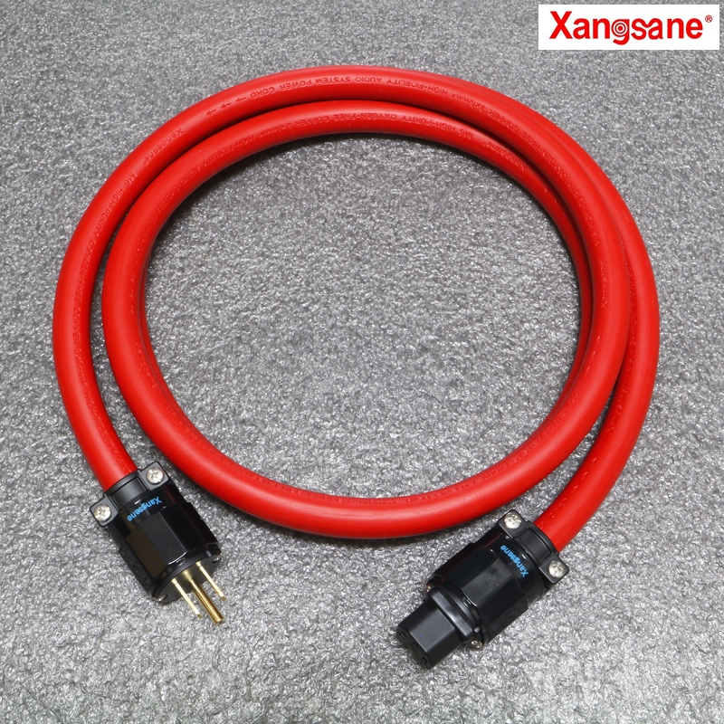 สายไฟ Xangsane M6 HIFI 3x 9AWG 4N Oxygen Free Copper (OFC) Power Cable แบบตัดประกอบพร้อมใช้ / ร้าน A