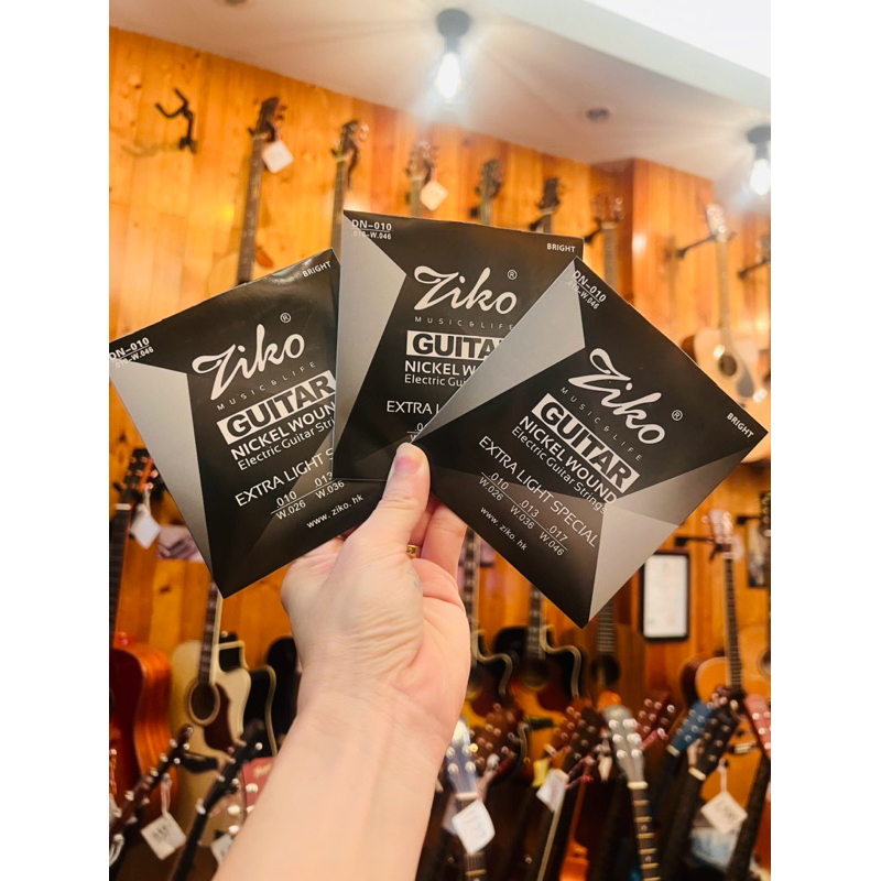 💯💯💯สายกีต้าร์ไฟฟ้า ZIKO Musiclife Guitar Nickel Wound Electric Guitar String รุ่น Extra Light Special😀