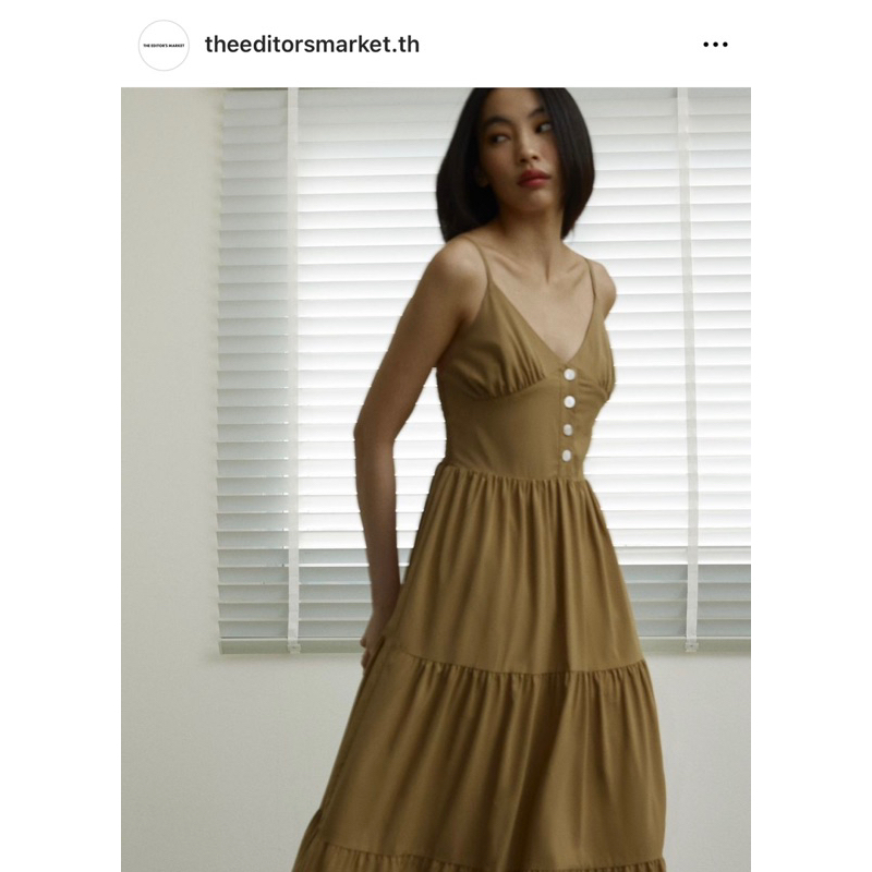 ส่งต่อ เดรส The Editor’s market size xs (shop 1,390฿)