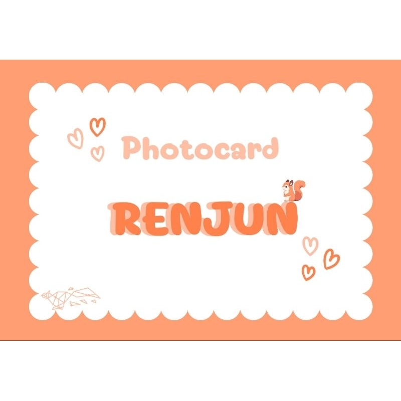 [พร้อมส่ง] การ์ด เหรินจวิ้น|อินจุน : RENJUN การ์ด OFFICIAL แท้