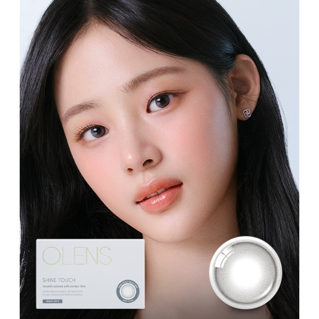 (มาใหม่พร้อมส่ง 🚚) Olens รุ่น Shine Touch สี Brown , Choco และ Gray (คอนแทคเลนส์รายเดือน), คอนแทคเลน