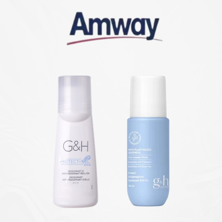 Amway G&H Roll-On แอมเวย์ ลูกกลิ้ง ระงับเหงื่อและกลิ่นกาย แอมเวย์ จีแอนด์เอช โพรเท็คท์ โรลออน 100ml