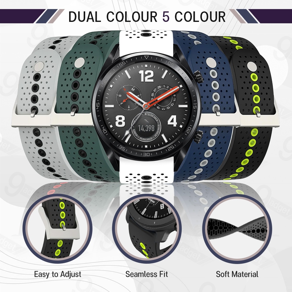 9Gadget - สายนาฬิกา 22 มม. Suunto Race / Race S / Vertical / 5 Peak / 9 Peak 9 Peak Pro สาย นาฬิกา 22 มิล Band Case 22mm