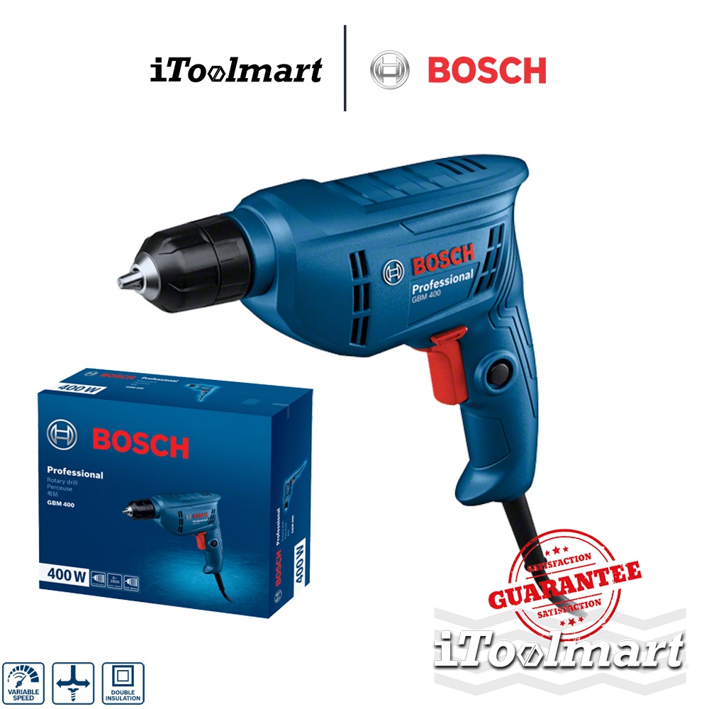 BOSCH สว่านไฟฟ้า รุ่น GBM 400 (1/4")