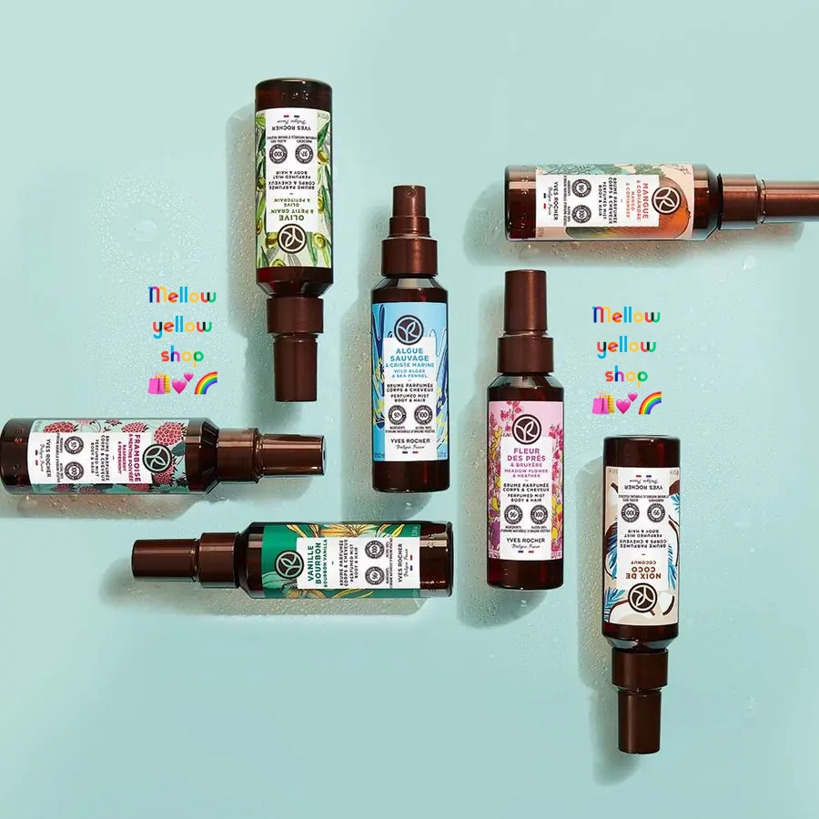 (ซื้อครบ980฿แถมBAG) (รอบสุดท้ายค่ะ) New! สเปรย์น้ำหอมฉีดตัวและเส้นผม Yves Rocher Perfumed Body & Hair mist 100