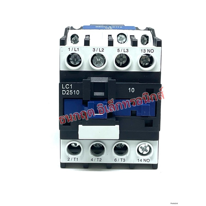 LC1-D2510  lth=40A Ui=690V คอยด์ 220VAC / 380VAC แมกเนติก CJX2-25 CJX22510 LC1D2510 MAGNETIC CONTACT