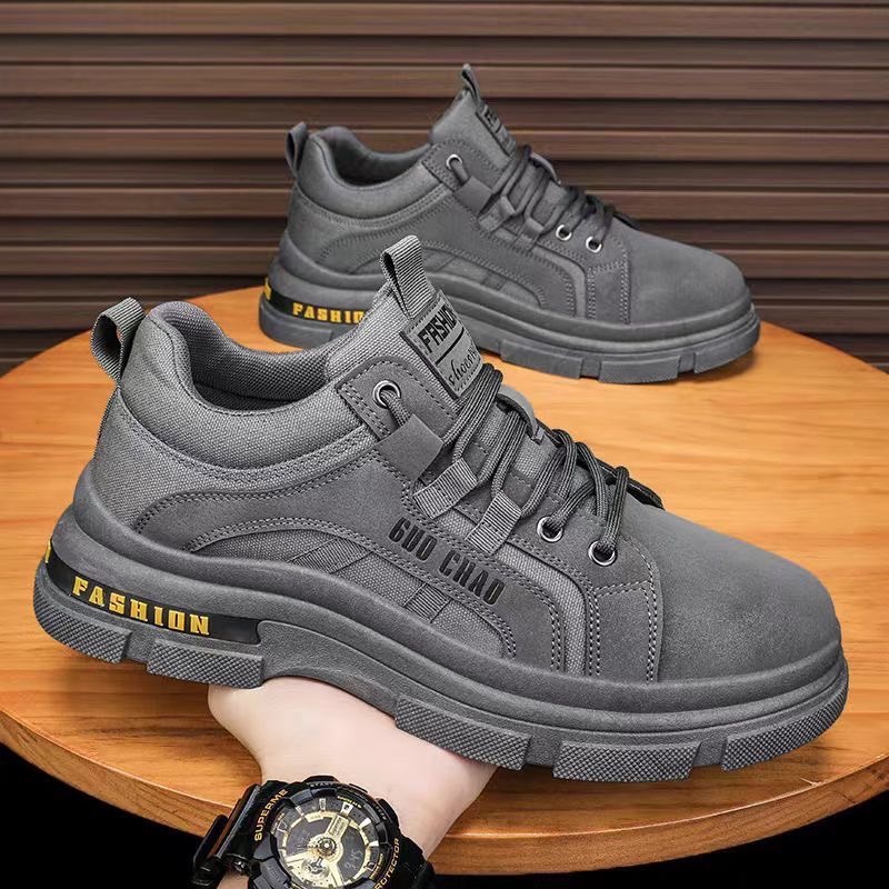 ใหม่เท่น์สุดๆ รองเท้าผ้าใบชาย แบบลำลอง พื้นกันลื่น 2สี ไซส์40-44  MVS047-214