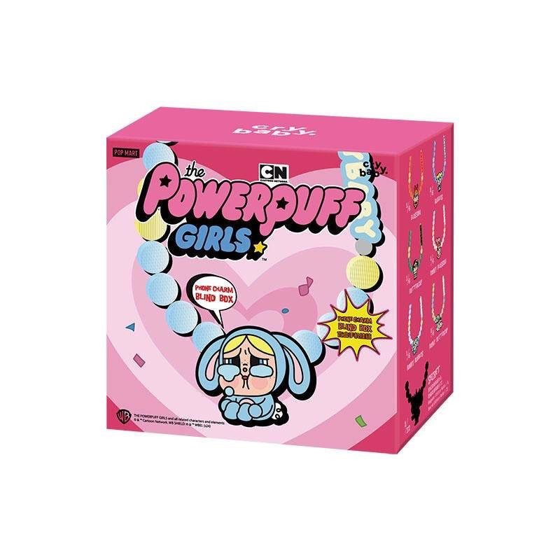 พร้อมส่งจากไทย POPMART CRYBABY x Powerpuff Girls Series Mystery Box สายห้อยโทรศัพท์มือถือ