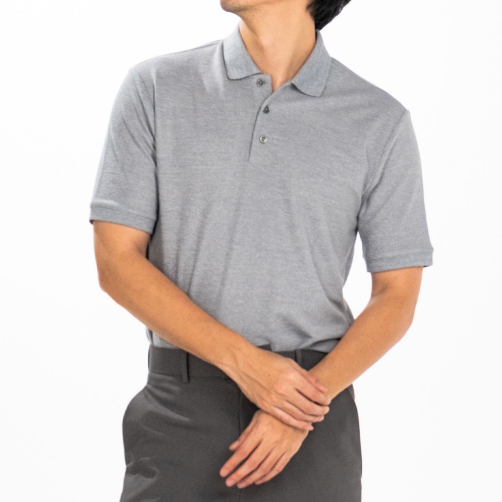 era-won เสื้อโปโล แขนสั้น ทรงสลิม Polo Golf รุ่น Alway Fresh	สี GREY
