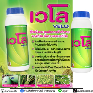 เวโล ยากำจัดเชื้อไวรัส ใช้ในการเกษตร ขวดละ 1 ลิตร