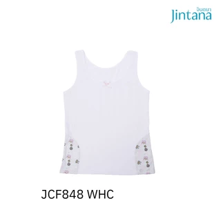Jintana เสื้อทับในเด็กเต็มตัว รุ่น Jinni Doodle รหัสJCF848 สีขาว เสื้อทับเต็มตัว ผ้านุ่ม ระบายอากาศ ใส่สบาย ไม่มีบังทรง