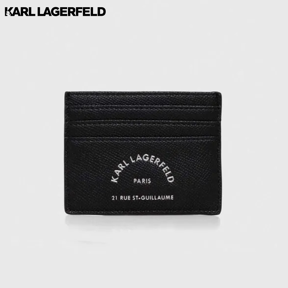 KARL LAGERFELD - FAUX LEATHER CARD HOLDER