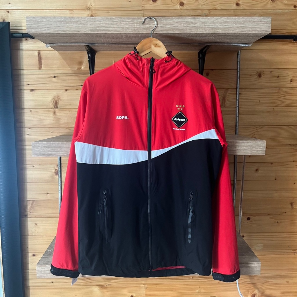 F.C. REAL BRISTOL X COCA-COLA WARM UP JACKET (RED)