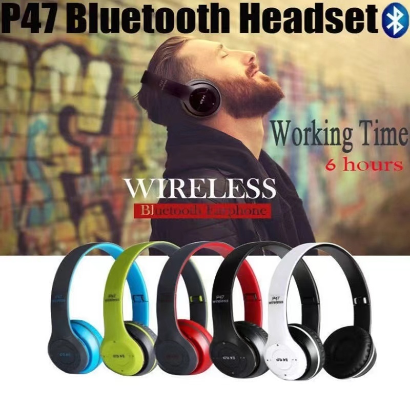 Preferred+P47 Bluetooth 5.0 Wireless HeadphoneGaming Headset For Smart Phone Bluetooth