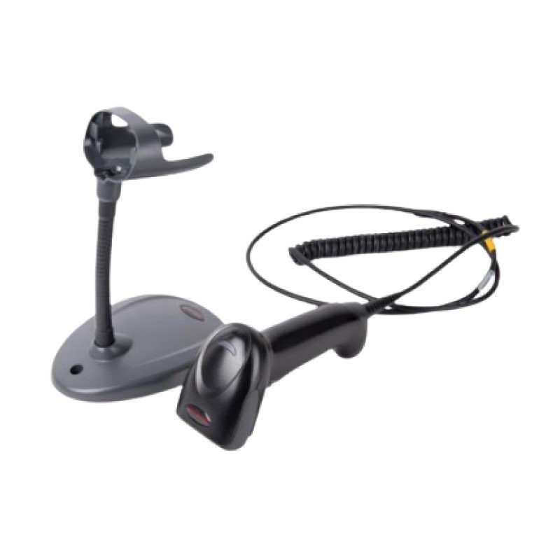 Barcode Scanner Honeywell 1250G เครื่องอ่านบาร์โค้ด พร้อมขาตั้ง (1250G-2USB-1)