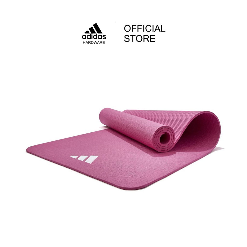 Adidas เสื่อโยคะ - 8 มม. (สีชมพู) (Yoga Mat - 8mm - Preloved Fuchsia)
