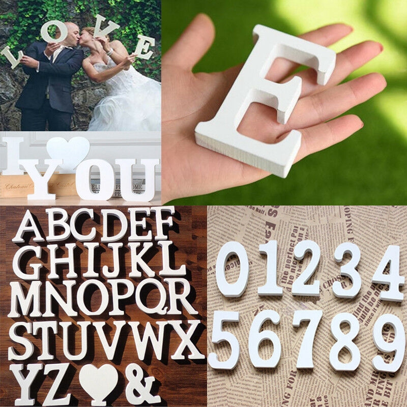 **ส่งจากไทย** ตัวอักษรไม้ ตั้งได้ (ตัวอักษรภาษาอังกฤษ A-Z) สําหรับประดับตกแต่ง