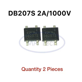 DB207S ไดโอดบริดจ์ DB207 1000v 2A Diode Bridge Rectifier 1000V/2A Single Phase (จำนวน 2 ชิ้น)