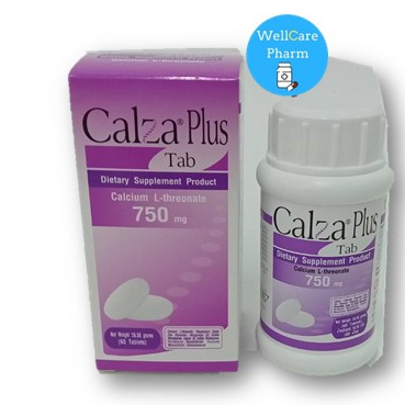 CalZa-Plus Powder (กล่องม่วง) แคลซ่า-พลัส1500 mg.  แบบชงน้ำ 30 ซอง /แบบเม็ด