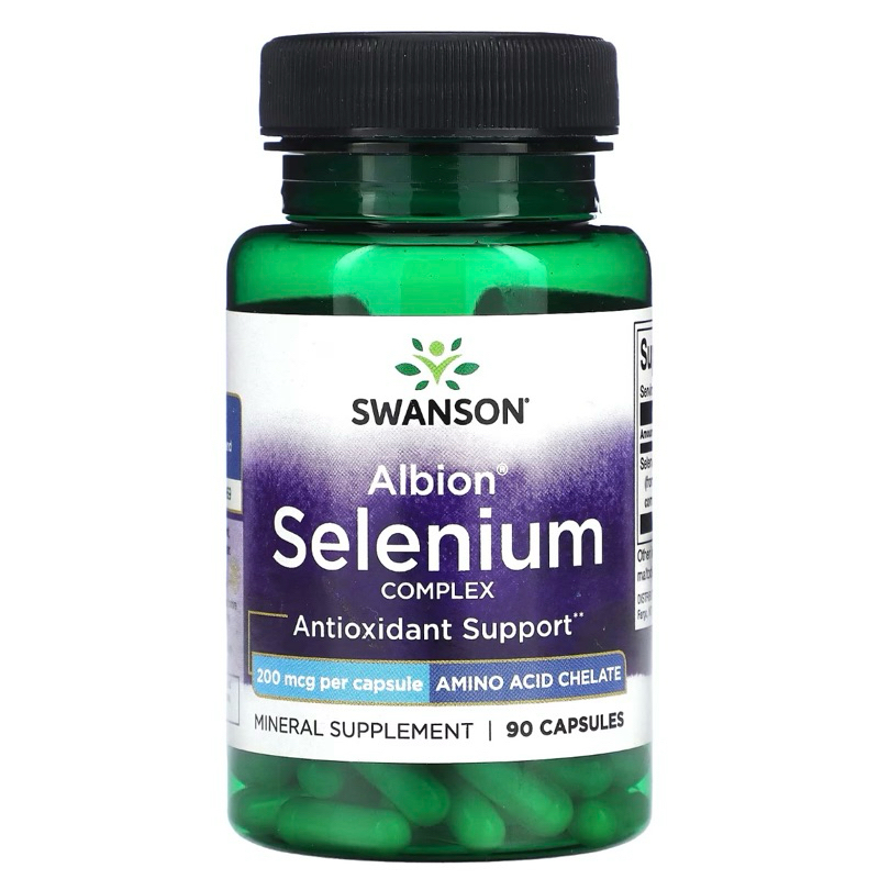 ♦️Selenium 200 mcg. 90 Vegcaps (พร้อมส่ง)