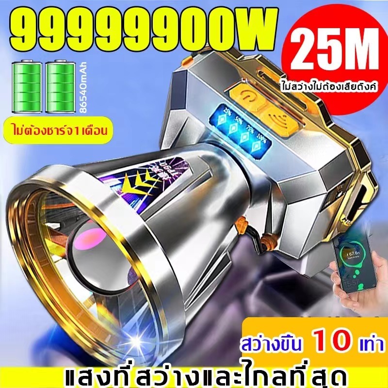 CRX ไฟฉายคาดหัว แท้ led แรงสูง ส่องแสงระยะ5KM ไฟคาดหัว ไฟฉายแรงสูง ไฟส่องกบ ไฟส่องสัตว์ TP-90