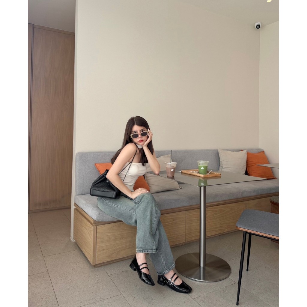 📢 ลด100.- กดสั่งวิดีโอในร้าน‼️ Kalla lili รองเท้าแมรี่เจนรุ่นมิกกี้ หนังแก้วส้นสูง1นิ้ว ทรงสวย พร้อมส่ง (โรงงานWila) - รูปที่ 3