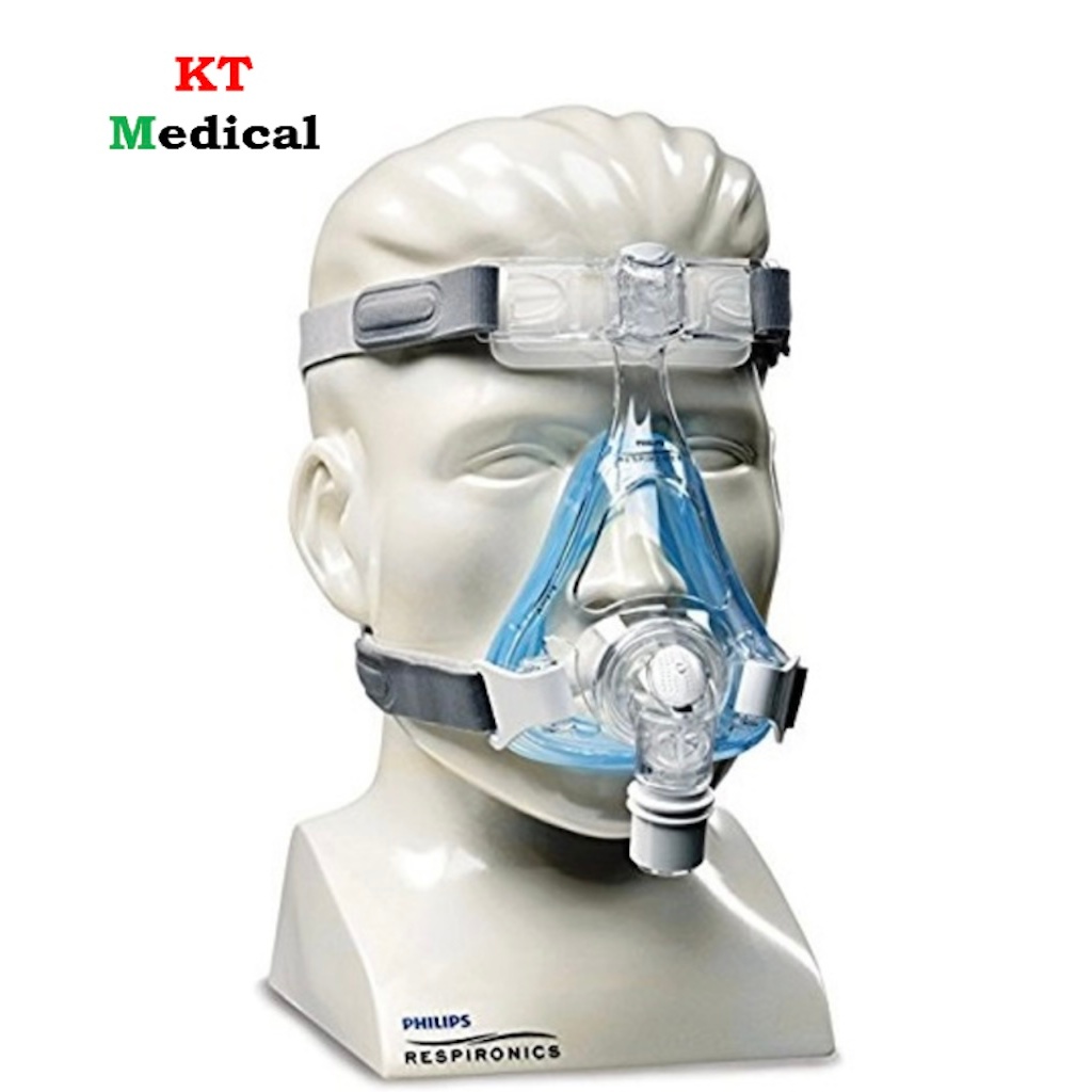 น้ากาก CPAP Full Face Mask Philips Respironics รุ่น Amara Gel ของแท้ 100% มาพร้อมอุปกรณ์ครบชุด