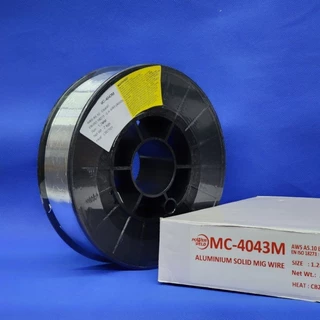 ลวดเชื่อมMIG อลูมิเนียม 4043 5356 #1.0 #1.2 ขนาด 2KG. ม้วนใหญ่ POWER WELD ANDELI