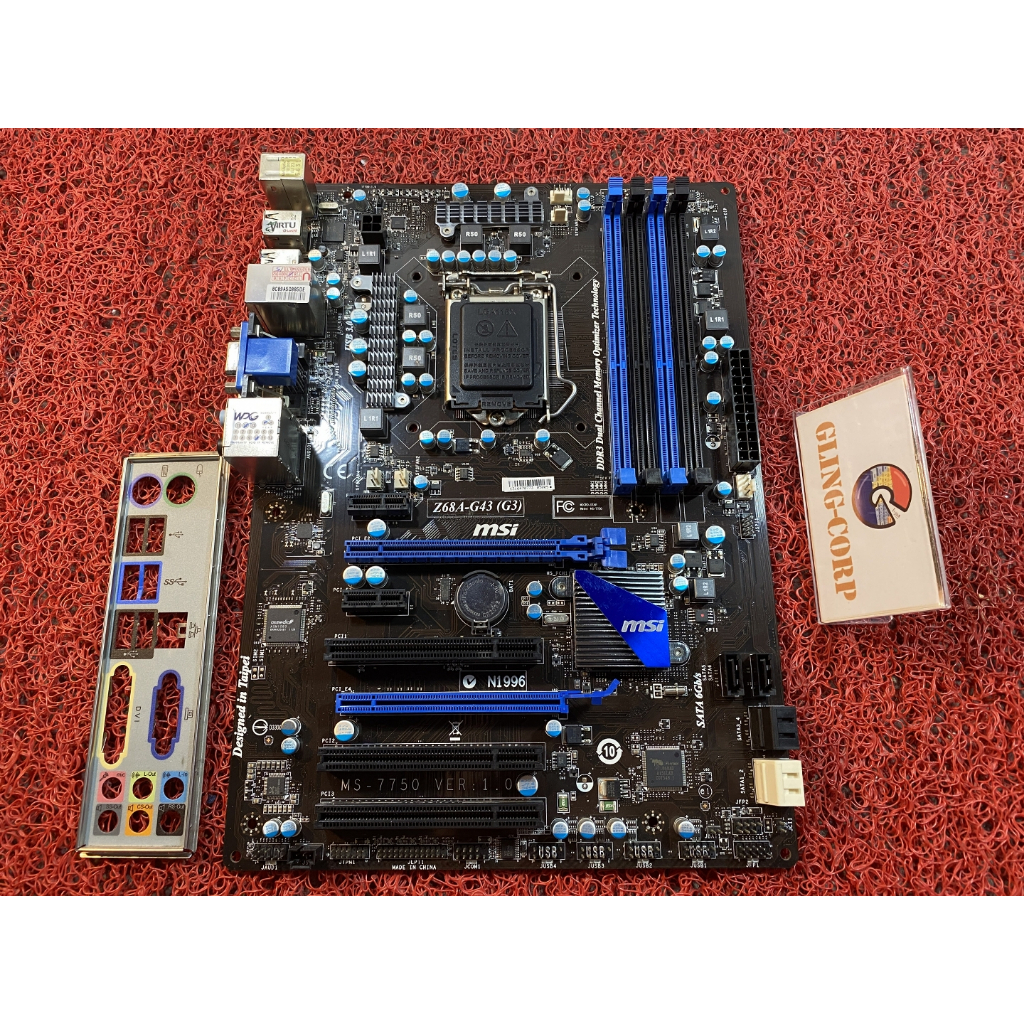 LGA1155 MAINBOARD MSI RAM 4 SLOT - หลายรุ่น / B75 /