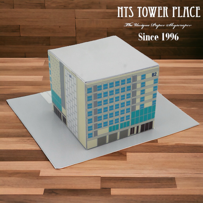 โมเดลตึกกระดาษ โรงแรมบีทู ดอนเมือง พรีเมียร์ สูง 8 ชั้น สเกล 1:1000