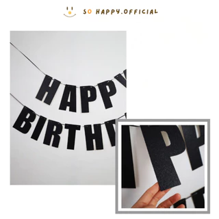 พร้อมส่ง🇹🇭 ป้ายHBD พร้อมเชือกห้อย สไตล์สวยหรู ป้ายแขวนวันเกิด