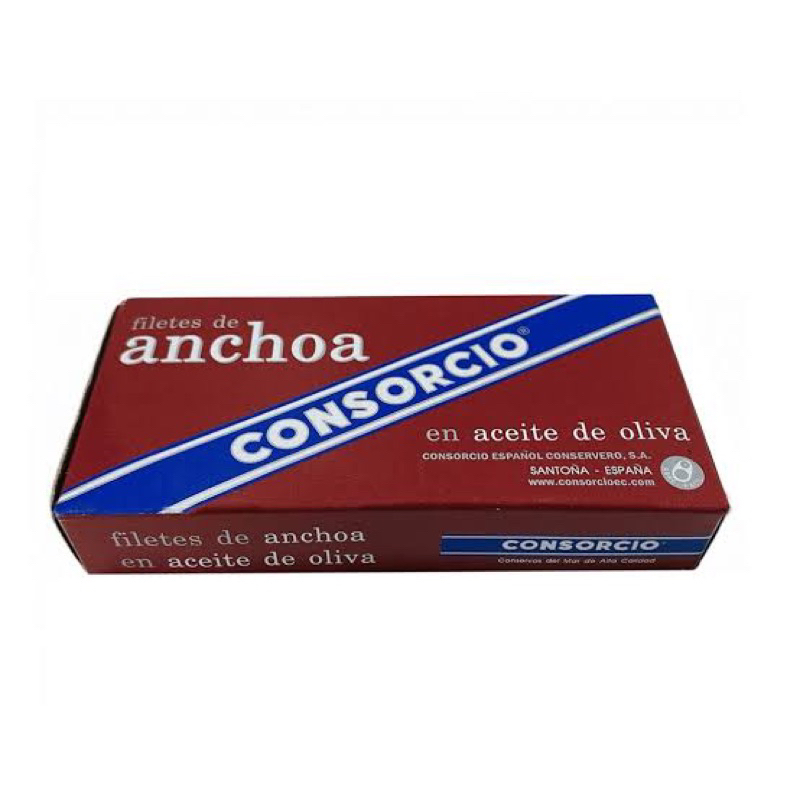 Anchoa consorcio fl 45 กรัม ปลาแอนโชวี่ในน้ำมันมะกอก นำเข้าจากสเปน🇪🇸