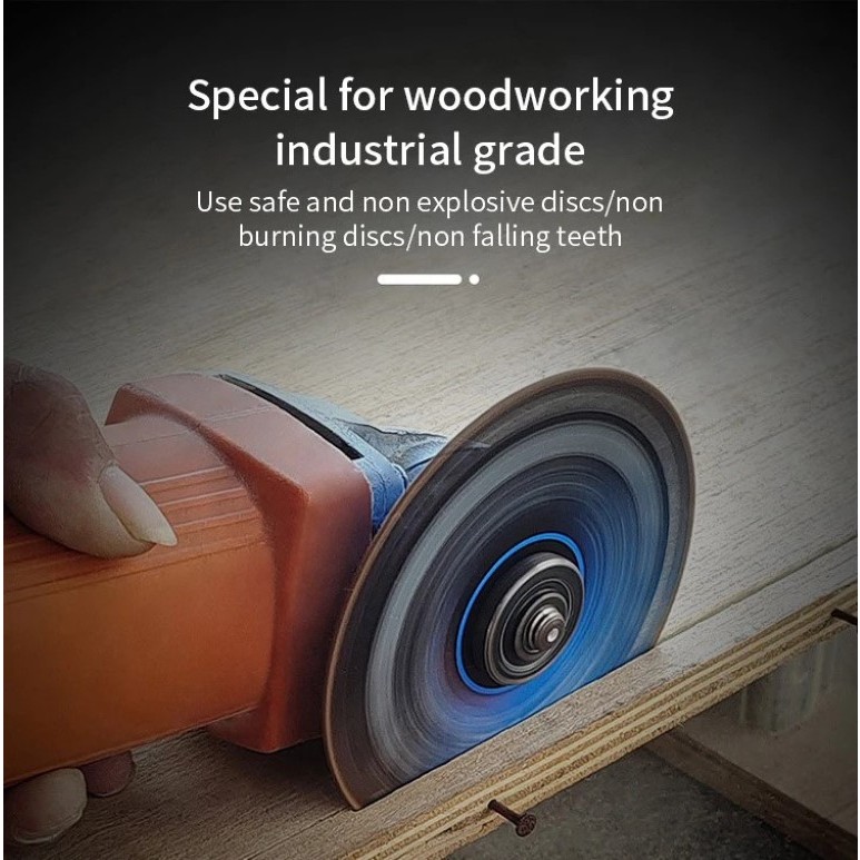 รุ่นใหม่ ใบตัดไม้ ขนาด 4 นิ้ว สำหรับงานไม้สำหรับตัดแผ่นไม้ New Type Alloy Woodworking Saw Blade Cutting Disc รูปที่ 7