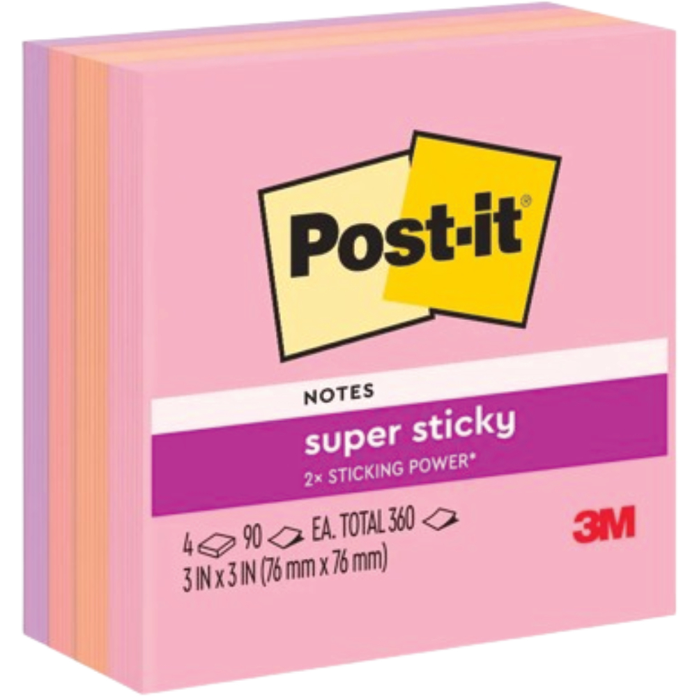 โพสต์ อิท 654 โพสต์-อิท โน้ต 3×3″ 3M Post-it ราคา ถูกที่สุด ดีลบีเคเค แกลเลอรีภาพที่ 3