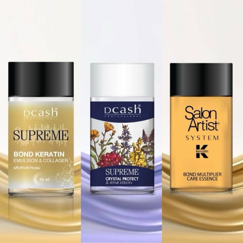 Dcash Supreme Bond Keratin / Supreme Crystal Protect  / Salon Artist System Bond Multiplier Care Ess