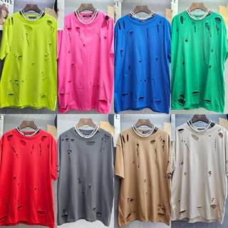 พร้อมส่ง🧸เสื้อยืดโอเวอร์ไซส์ Oversize No.23 เสื้อแต่งขาด