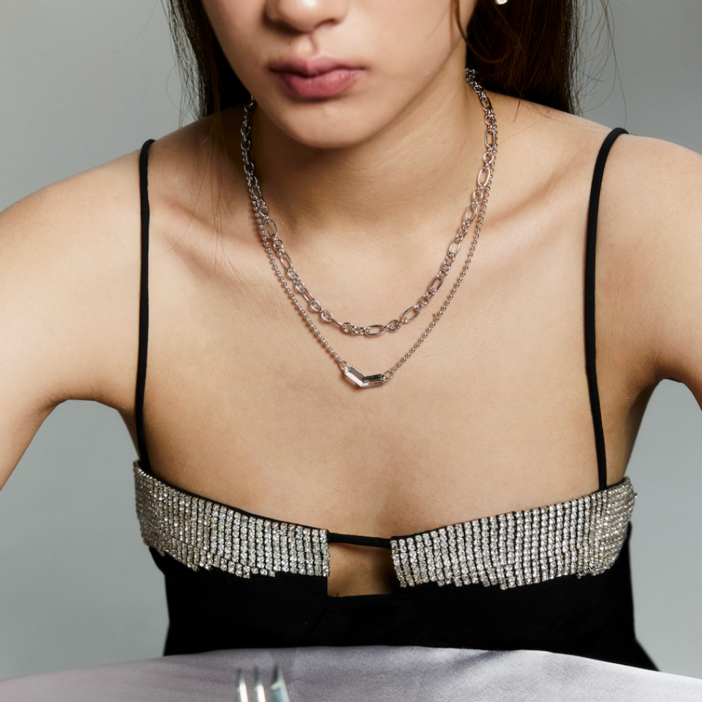 Gail's Duet link necklace