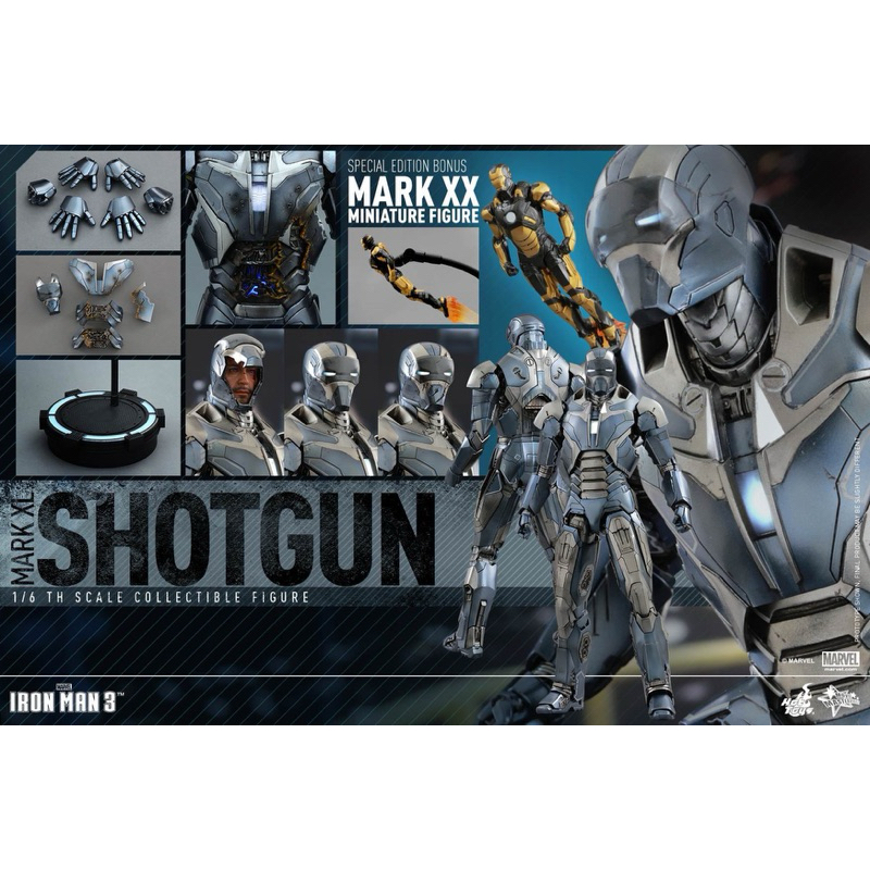 (ใหม่-NEW)HOT TOYS MMS 309 IRON MAN 3 – MARK XL SHOTGUN(SP)