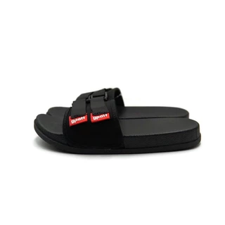 Gpatt : Double Velcro Stripes Sandals รองเท้าแตะสวมผู้หญิงแฟชั่นพื้นนุ่ม ลายคาดหลากสี รองเท้าแตะผู้หญิง รองเท้าแตะใส่สบา