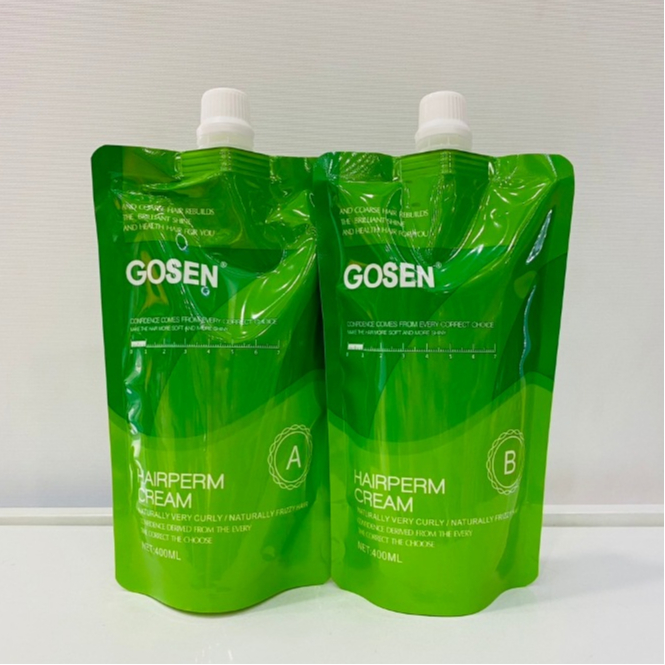 Gosen โกเซ็น แฮร์เพิร์ม ครีม (ครีมยืดผมโกเซ็น สารสกัดจากพืชธรรมชาติควอนตัมไฮโดรไลซ์)