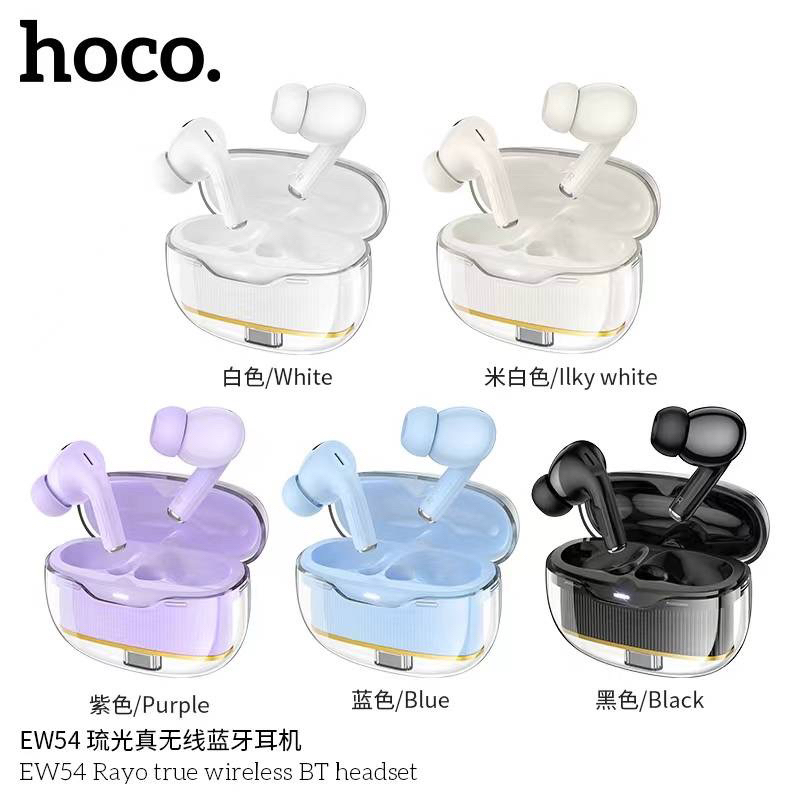 Hoco EW54 หูฟังบลูทูธไร้สาย 5.3 TWS พร้อมไมโครโฟน สําหรับสมาร์ทโฟนทุกรุ่น แท้100%